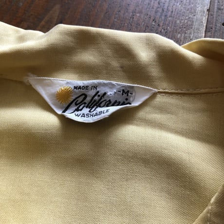 60's 開襟シャツ MADE IN CALIFORNIA
