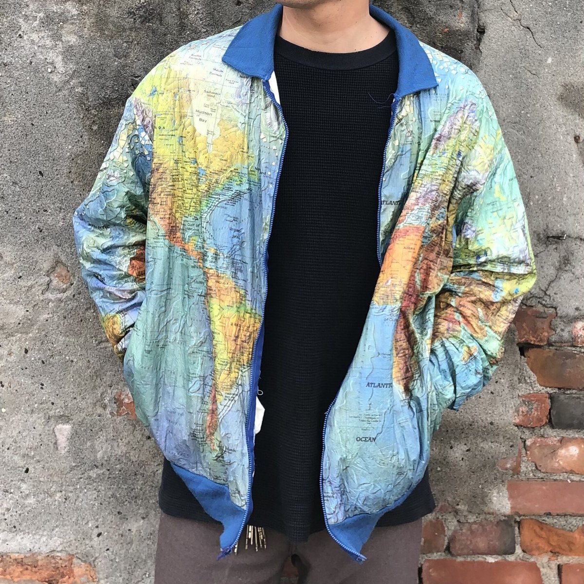 90's ペーパージャケット 〝世界地図〟 | CUSTOM FEVER 90's ペーパージャケット 〝世界地図〟 | CUSTOM FEVER
