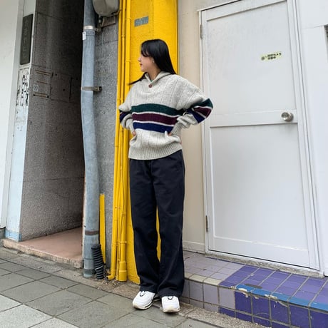 USA製Eddie Bauerショールカラーニット