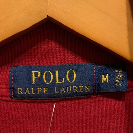 POLOハーフジップコットンニット