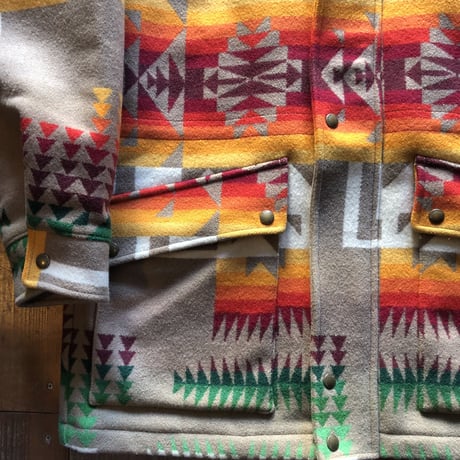 PENDLETON  ネイティブ柄ウールジャケット  S