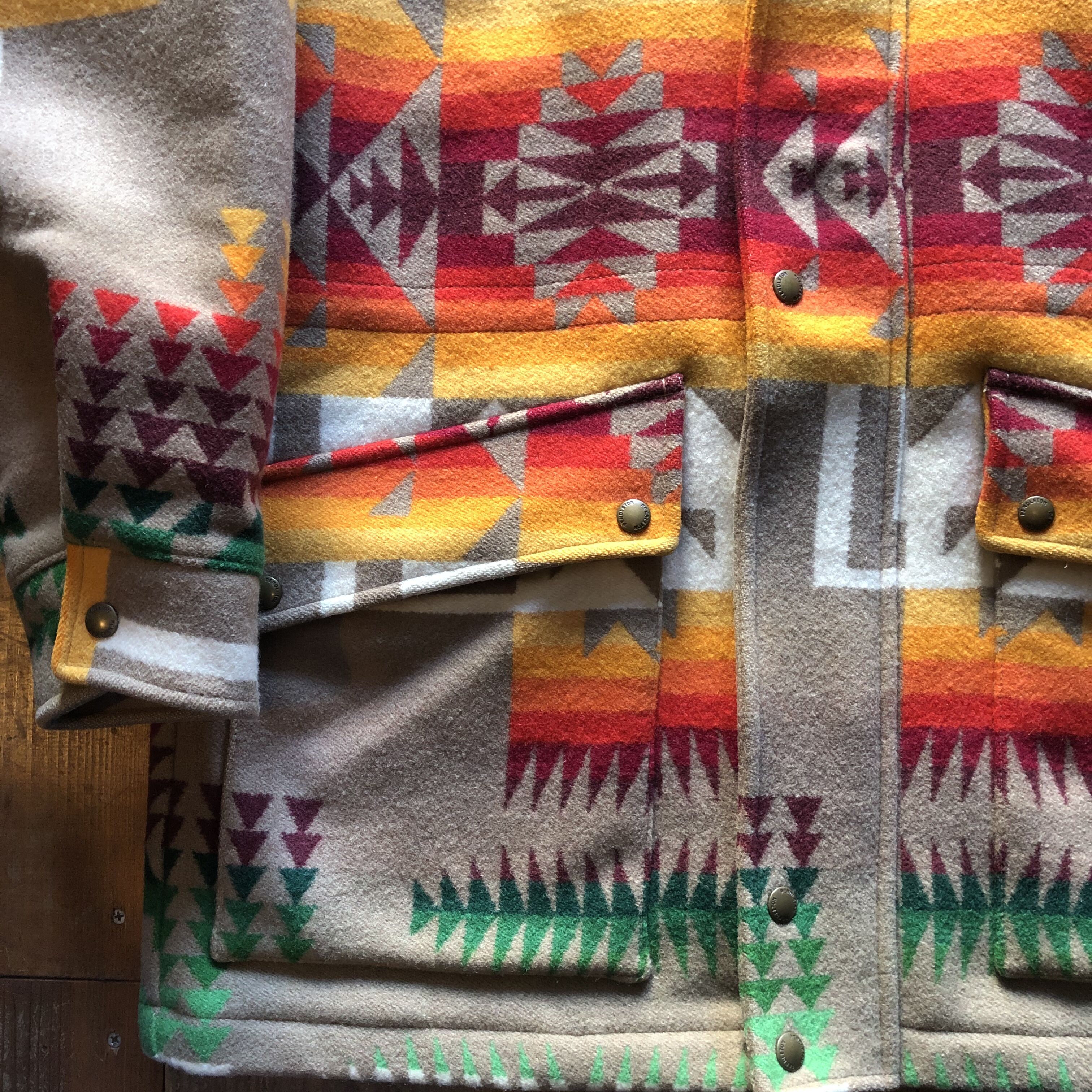 PENDLETON ネイティブ柄ウールジャケット S | CUSTOM FEVER