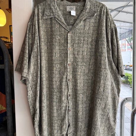 L.L.Bean 総柄コットンシャツ XL