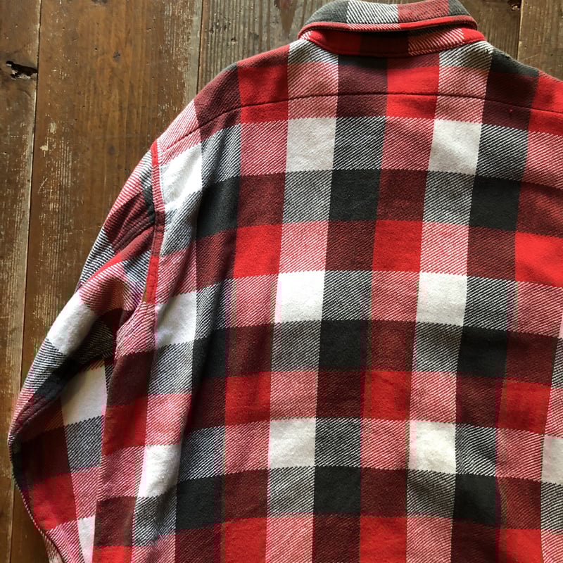 超Special　50s　PENNEY'S 　ヘビーネル　マチネル　XL 50s Penney's ヘビーネル ネルシャツ マチ付き 50s PENNEY'S TOWNCRAFT