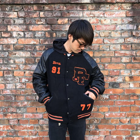 90'sUSA製 TM ATHLETICS ウールスタジャン