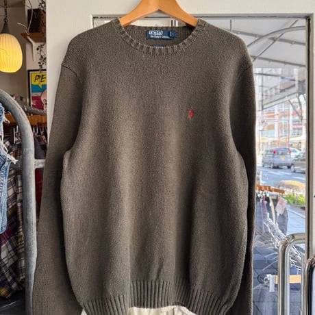 POLO コットンニット　L