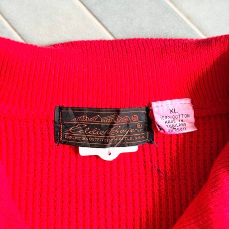 90s Eddie Bauer ハーブボタンニット