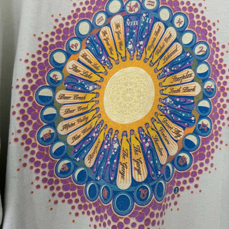 90's \" phish \" ツアー バンド 長袖　Tシャツ 90s 90年代 フィッシュ 音楽 ミュージック 半袖 深緑 ダーク