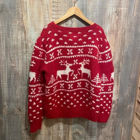 WoolRichノルディック柄ウールニット