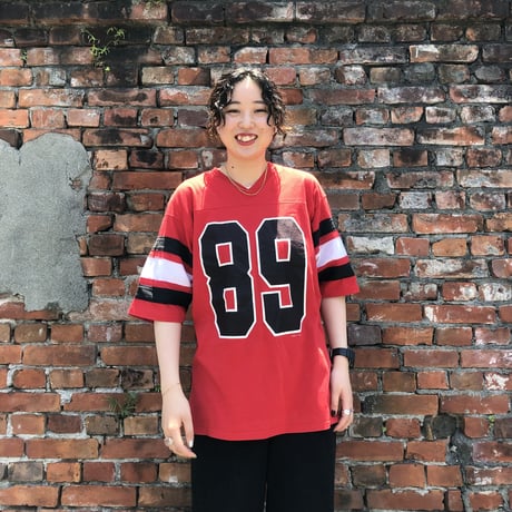 〜90年代USA製 LOGO7 フットボールT