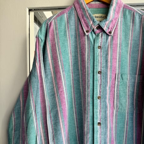 90's ST JOHN'S BAY ストライプシャツ