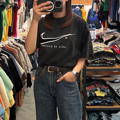 90s USA製 NIKE ロゴT