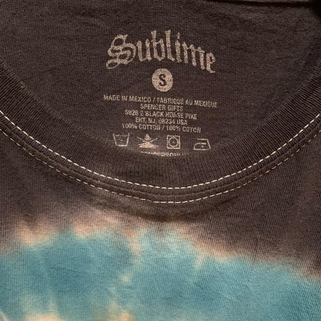 sublime タイダイ柄プリントTシャツ