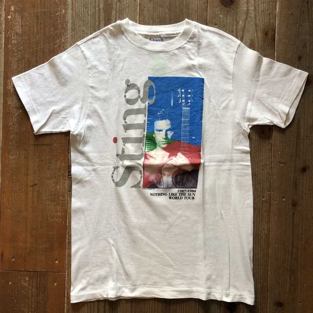 ☆スティング 1988年ワールドツアーLA Sting デザイン Tシャツ M