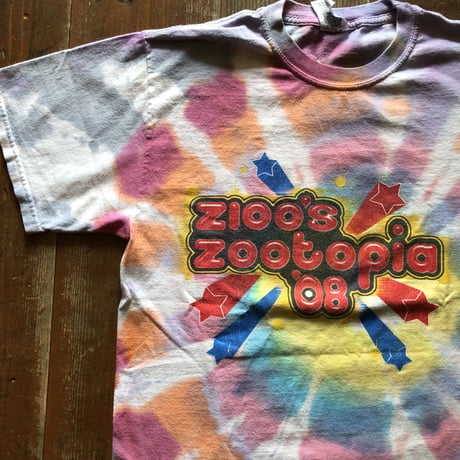 ZIOO'S ZOOTOPIA '08 タイダイTシャツ