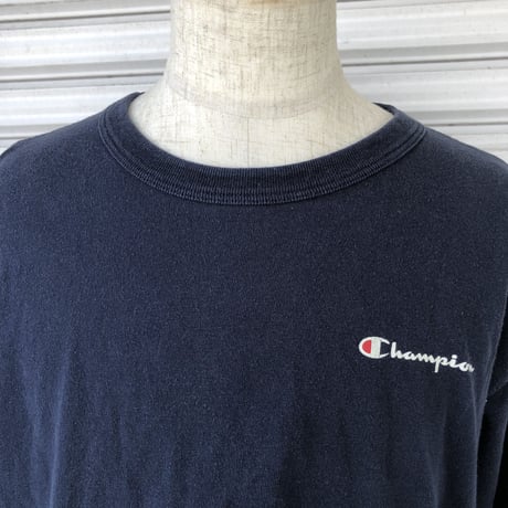 90's〜00's チャンピオンワンポイント無地Tシャツ XL
