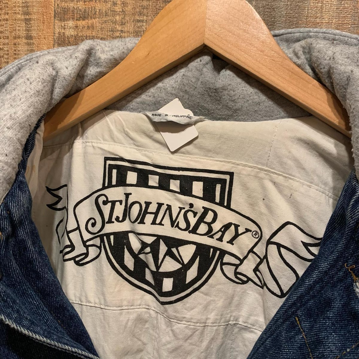 ST JOHN'S BAYフード付デニムジャケット | CUSTOM FEVER