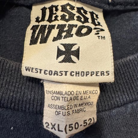 WEST COAST CHOPPERS袖プリントロンT  2XL