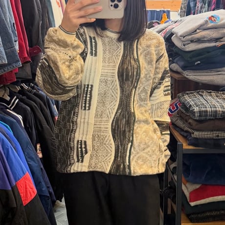 90s 3Dニット