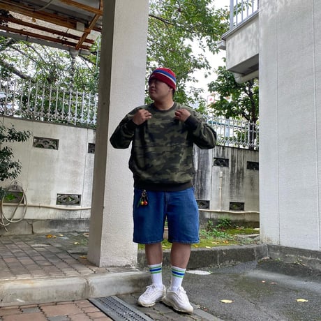 Champion 迷彩柄スウェット