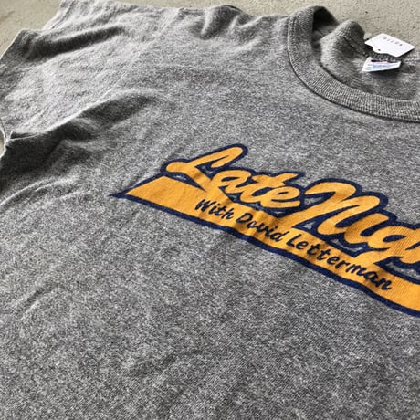 80年代 Late Night with David LettermanチャンピオンTシャツ L