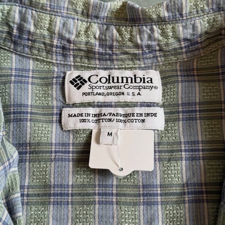 Columbia チェックシャツ