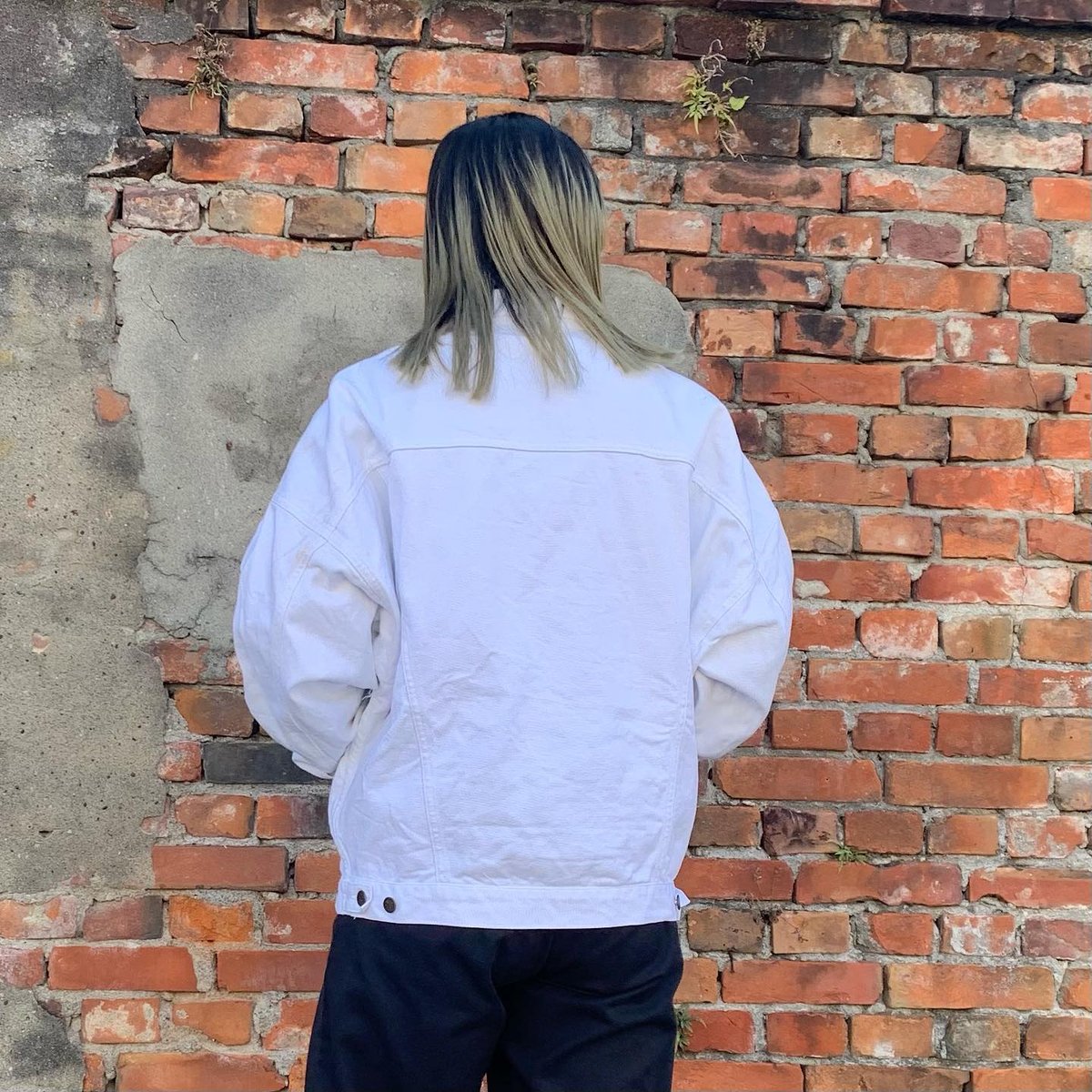 USA製guess白デニムジャケット | CUSTOM FEVER