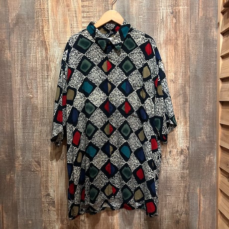 pierre cardin 総柄シャツ