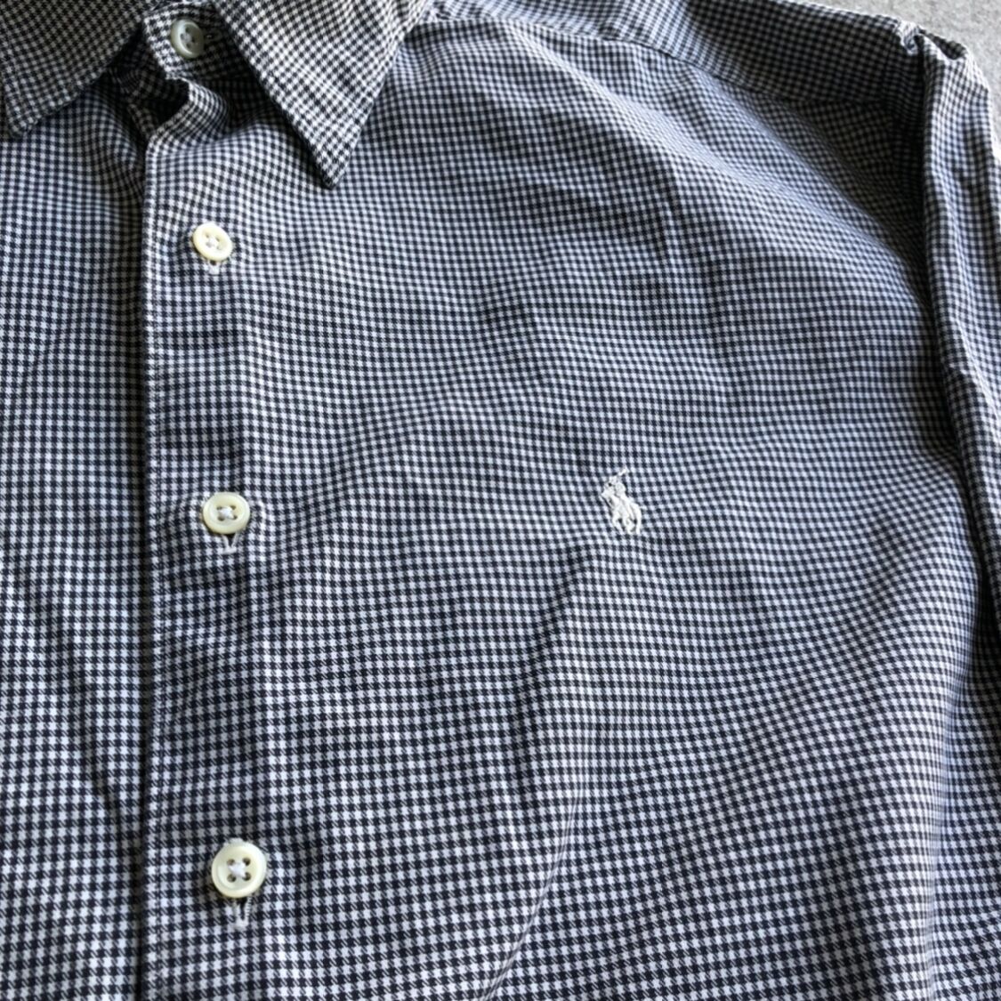 CANADA製 Ralph Lauren チェックシャツ L | CUSTOM FEVER