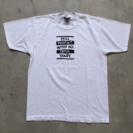 〜90's USA製メッセージプリントTシャツ