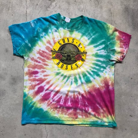 GUNS N'ROSES バンドT  タイダイ XL