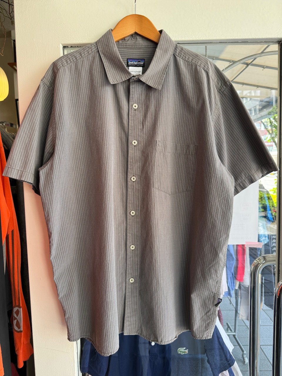 Patagoniaストライプ半袖シャツ | CUSTOM FEVER
