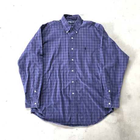 Ralph Lauren長袖チェックシャツ BLAKE  L