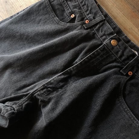 カナダ製Levi's550 RELAXED FIT W38×L32 ブラック