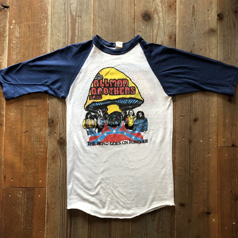 1980年代ラグランスリーブバンドTシャツ THE ALLMAN BROTHERS BAND