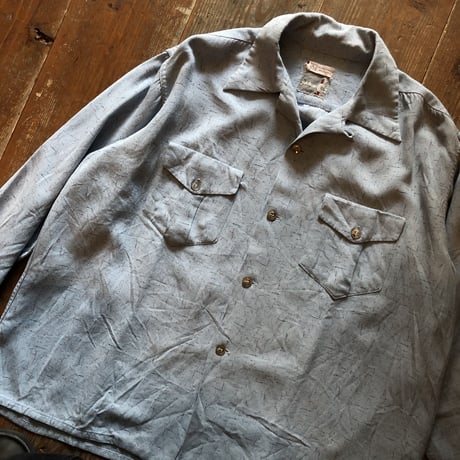 〜60's Vintage Rayon L/S SHIRT