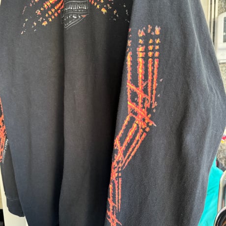 HARLEY DAVIDSON 袖プリントロンT  L