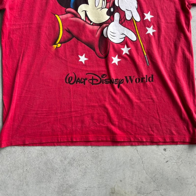 90s USA製 Disney ミッキー両面プリントTシャツ | CUSTOM FEVER