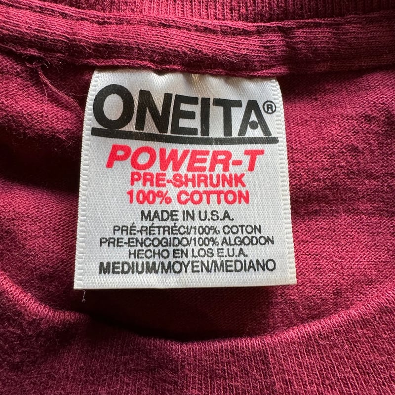 90's〜 ONEITA 無地T | CUSTOM FEVER
