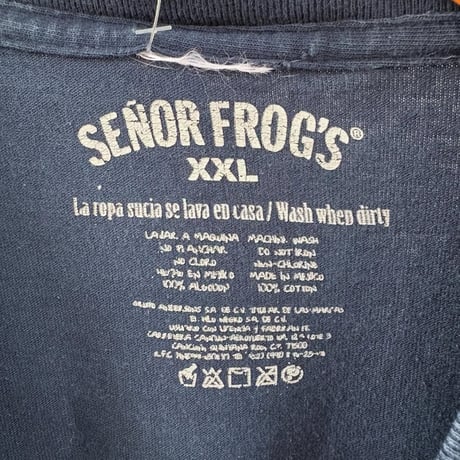SENOR FROG'S 両面プリントTシャツ