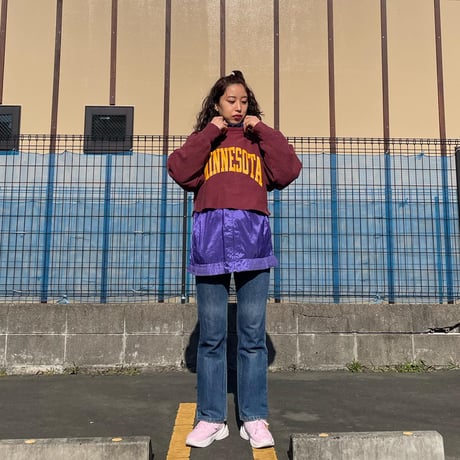 Champion reverse weave リメイクカレッジスウェット