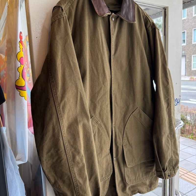 80’sウールリッチ オイルドジャケット フィールドコート L ヴィンテージ 80'sウールリッチ オイルドジャケット フィールドコート L