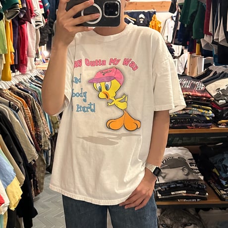 トゥイーティー プリントTシャツ