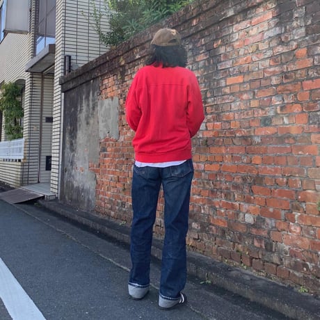 切替プリントスウェット