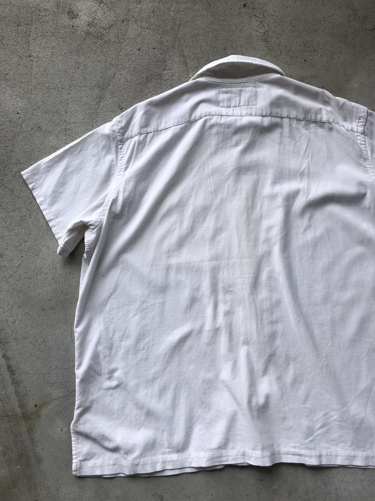 POLO SPORT 半袖シャツ ホワイト POLO SPORT 半袖コーデュロイシャツ XXL | CUSTOM FEVER