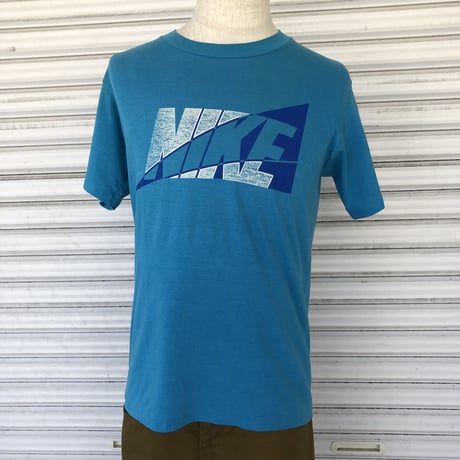 80's 銀タグ ナイキ プリントTシャツ L