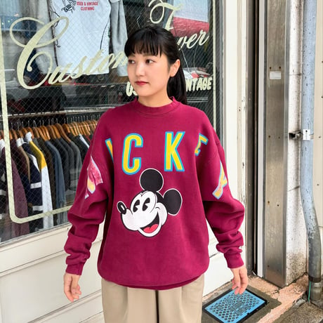MICKEYプリントスウェット