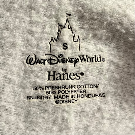Hanes Disney 両面プリントジップパーカー