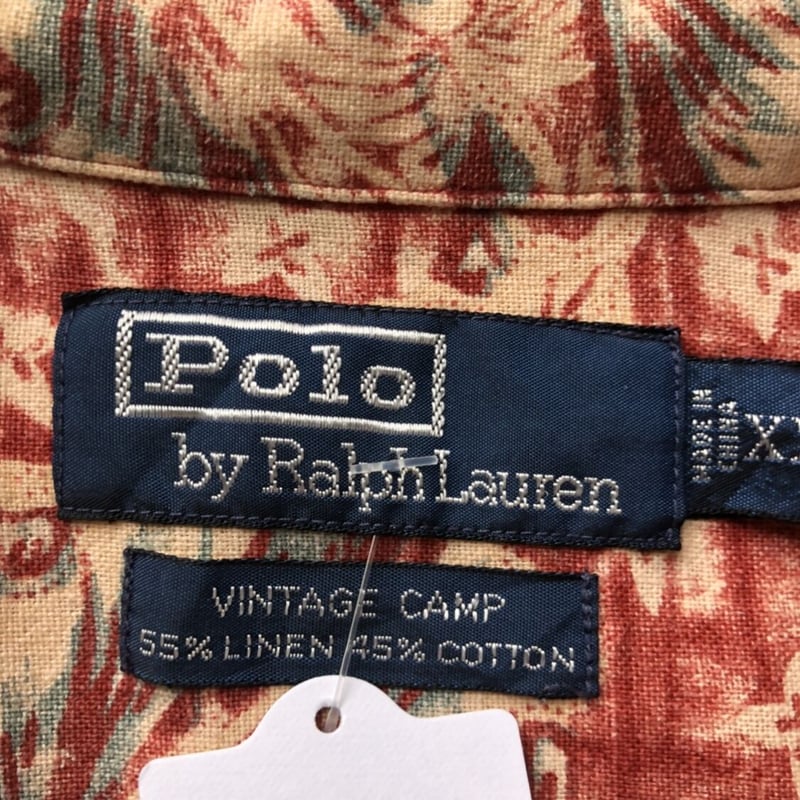 POLO by Ralph Lauren 総柄シャツ〝VINTAGE CAMP〟XL | CU