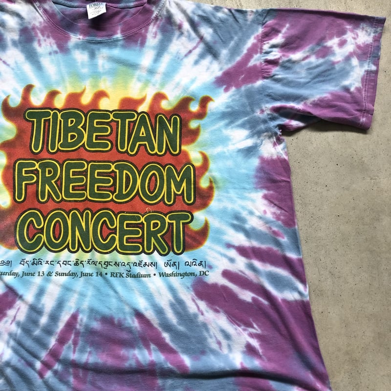 TIBETAN FREEDOM CONCERT90sヴィンテージtシャツ 1996 TIBETAN FREEDOM